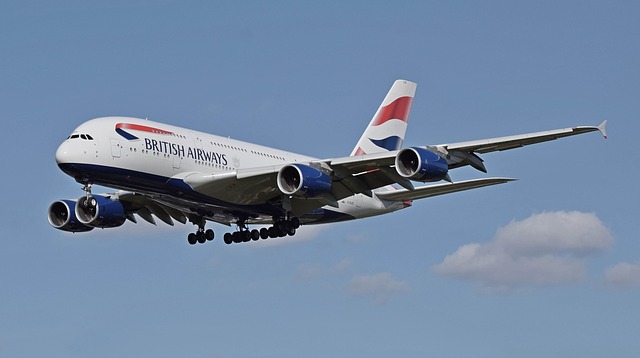 přistání british airwaysu